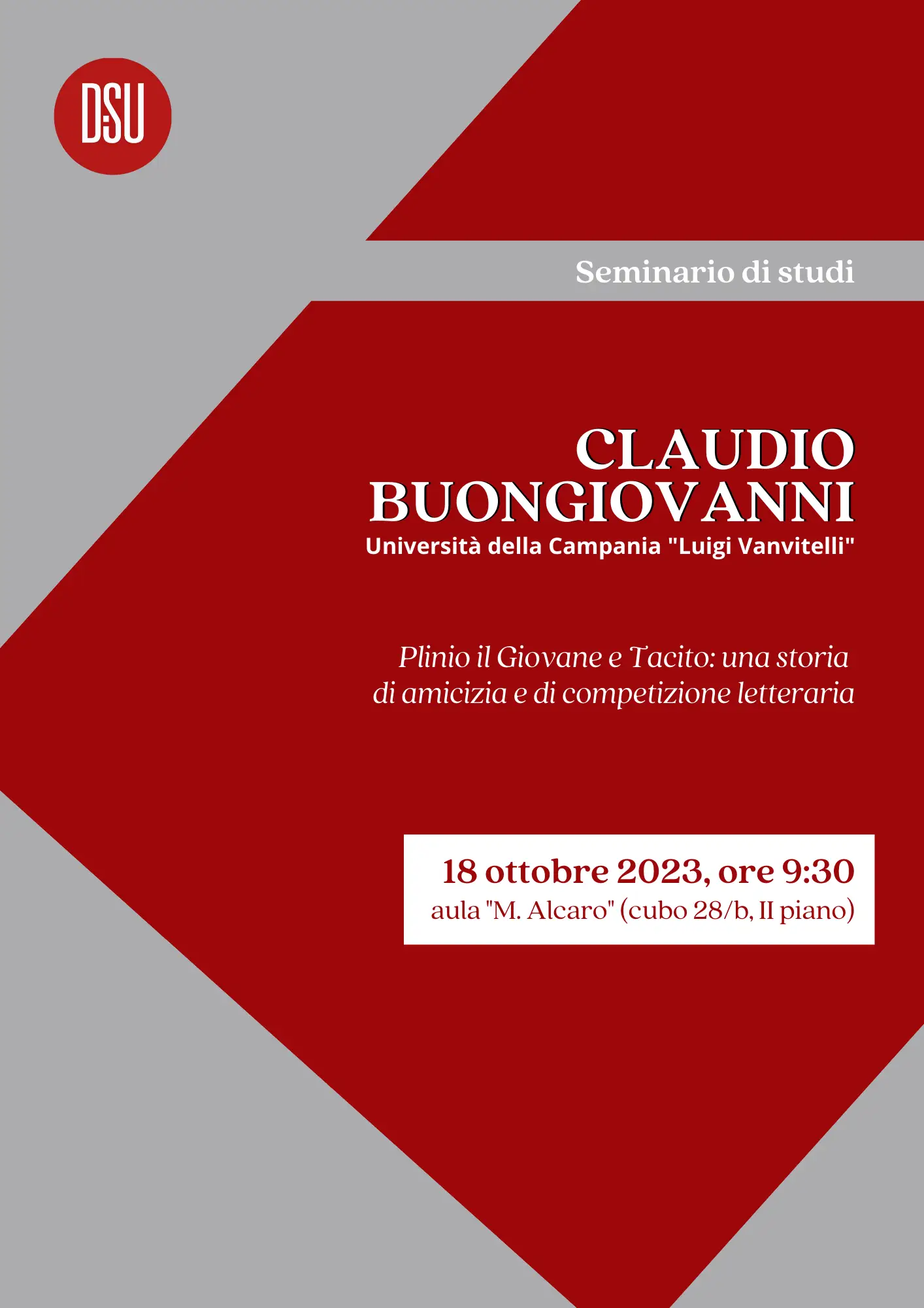 Locandina Claudio Buongiovanni Locandina Claudio Buongiovanni