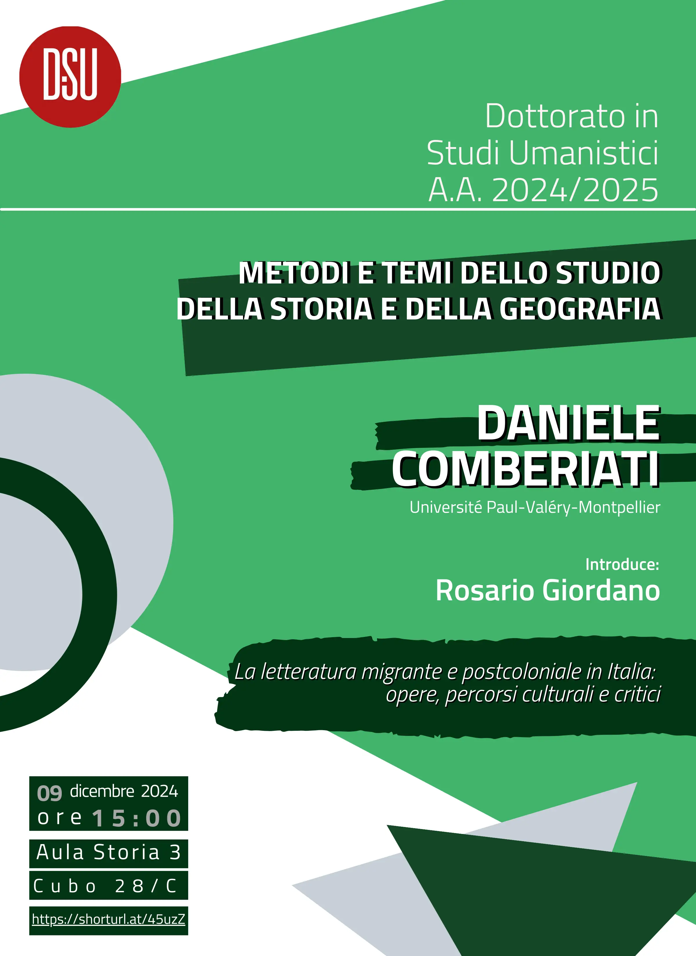 La letteratura migrante e postcoloniale in Italia: opere, percorsi culturali e critici