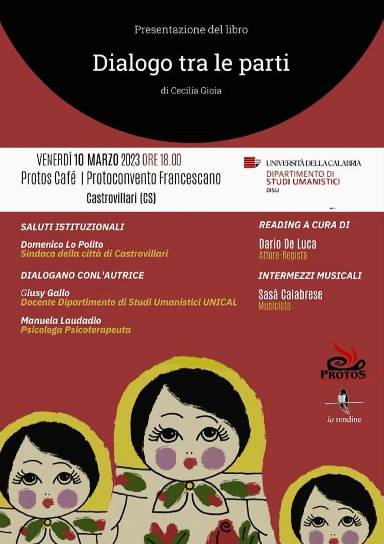 Locandina Dialogo tra le parti Locandina Dialogo tra le parti