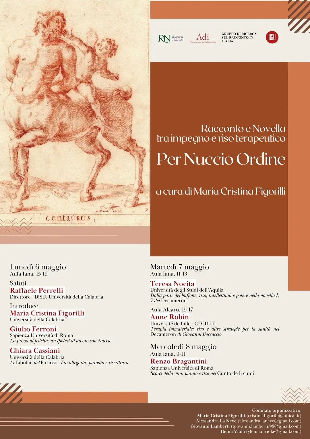 Locandina Racconto e Novella Locandina Racconto e Novella