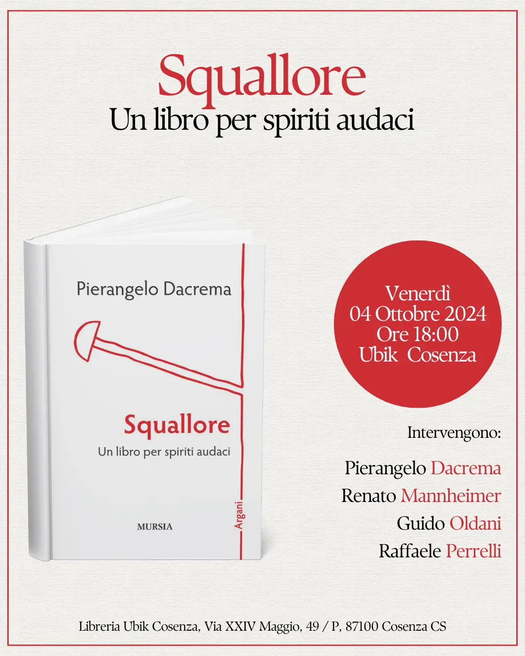 Squallore
Un libro per spiriti audaci