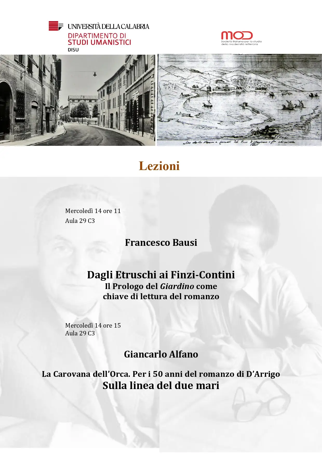 Lezioni Francesco Bausi Giancarlo Alfano