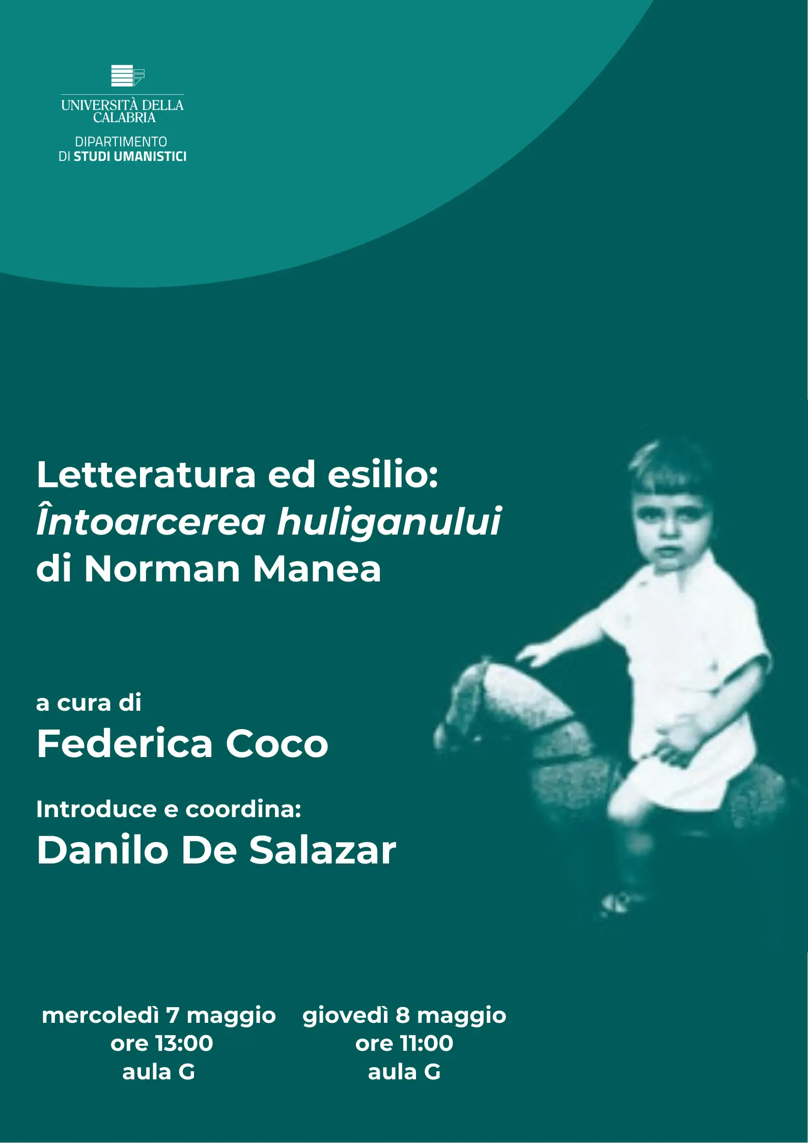 Letteratura ed esilio:
Întoarcerea huliganului di Norman Manea