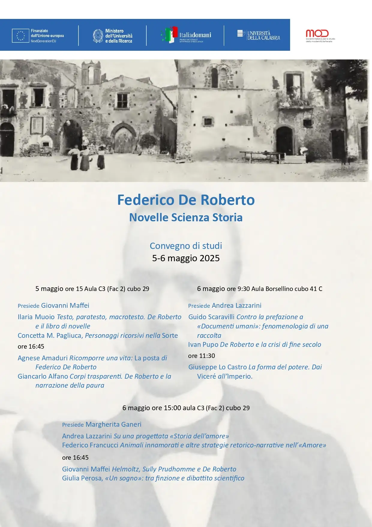 Federico De Roberto Novelle Scienza Storia
