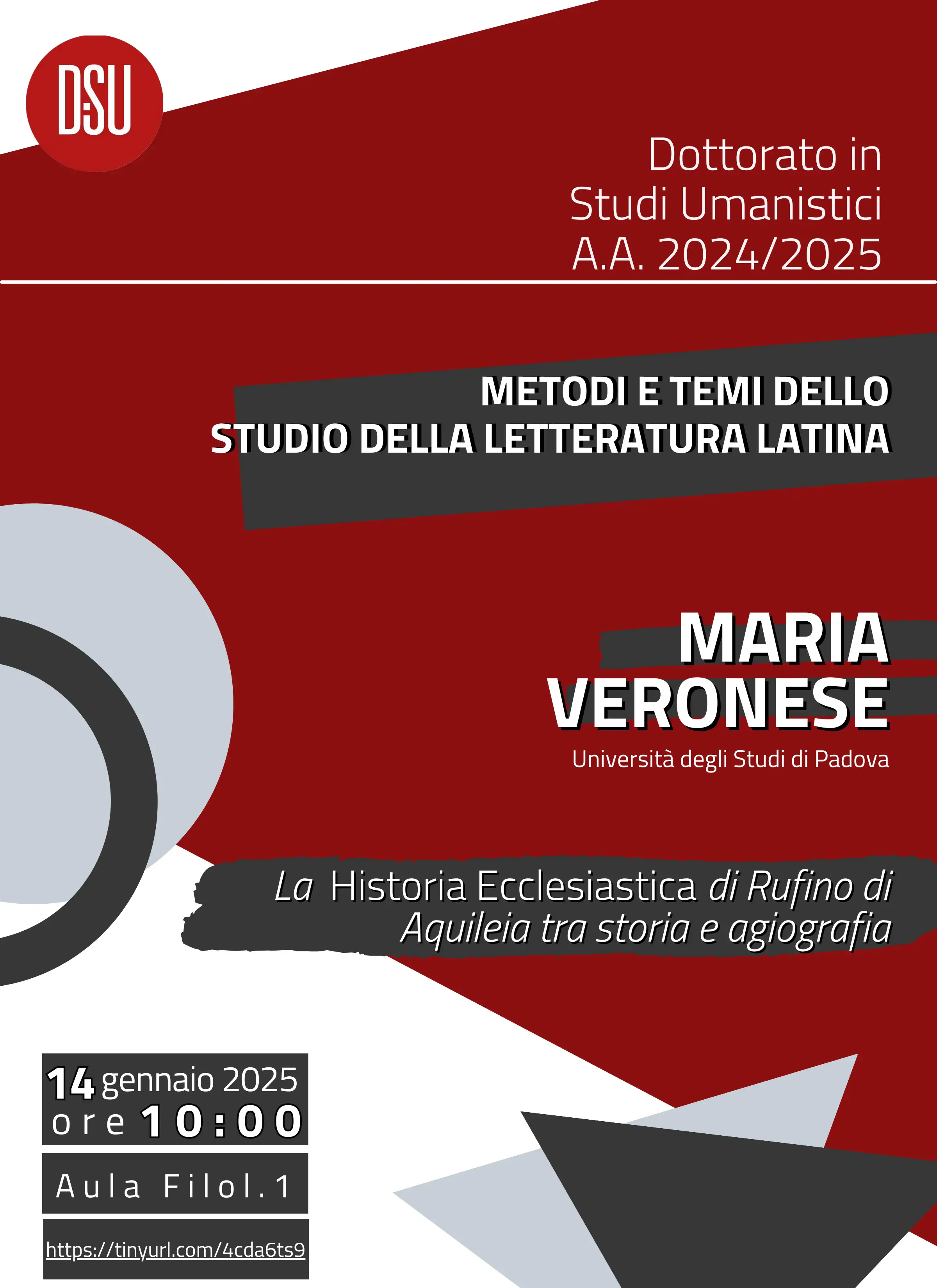 La Historia Ecclesiastica di Rufino di Aquileia tra storia e agiografia La Historia Ecclesiastica di Rufino di Aquileia tra storia e agiografia