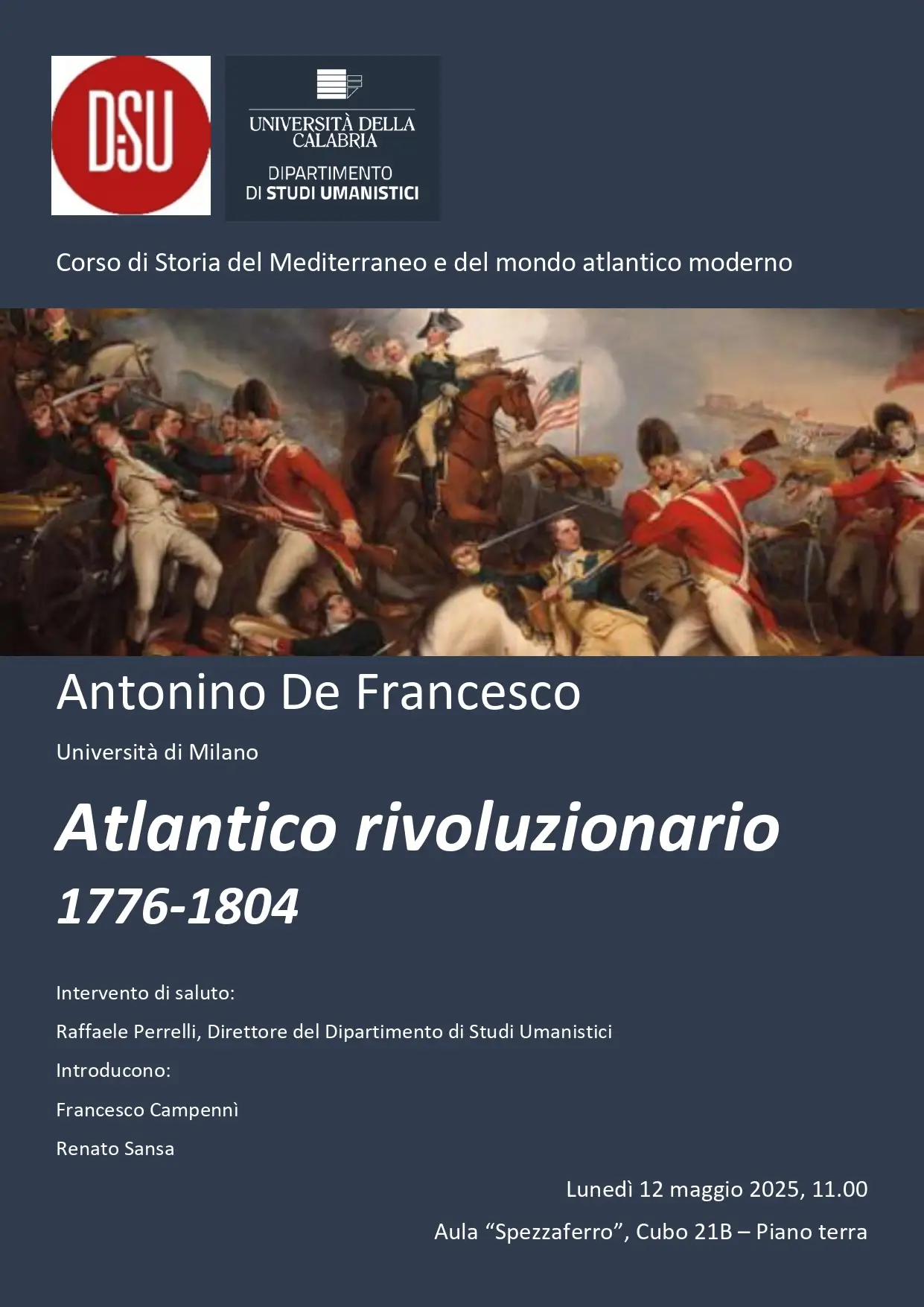 Antonino De Francesco Atlantico rivoluzionario 1776-1804