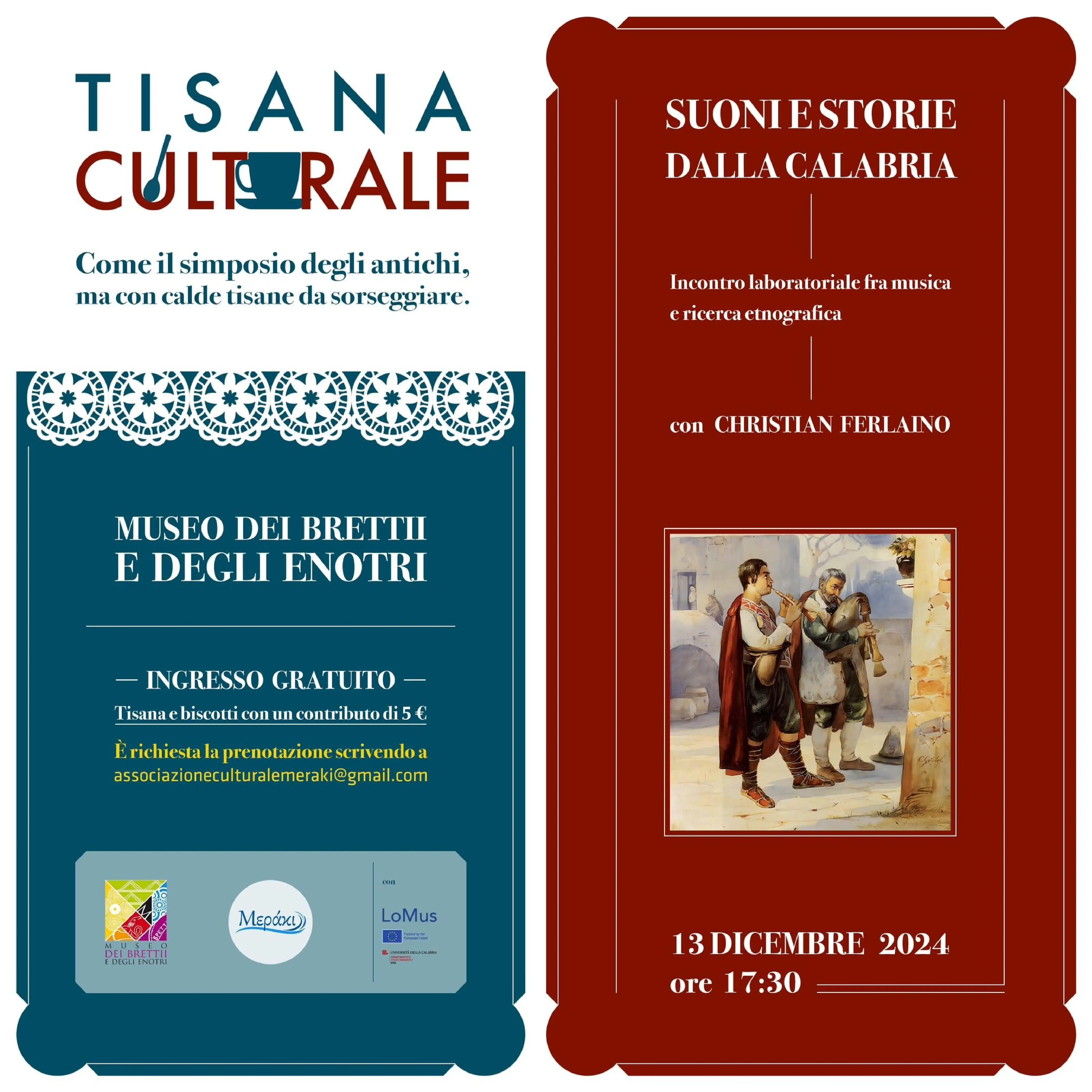 Tisana Culturale 13 dicembre