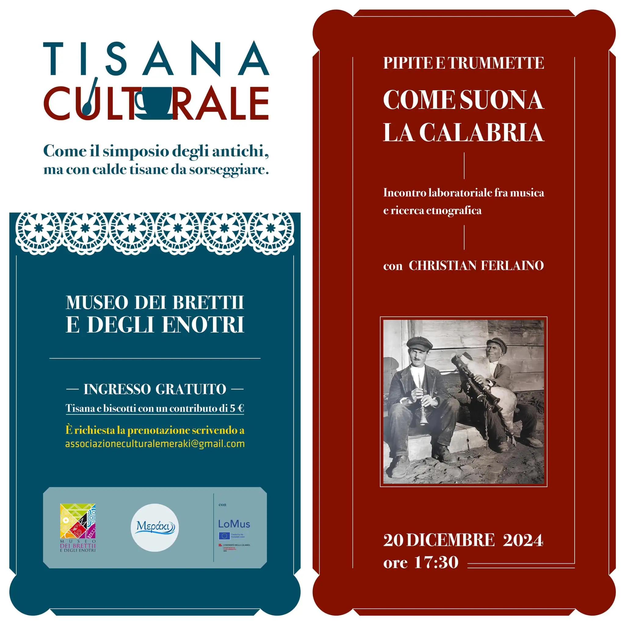 Tisana Culturale 20 dicembre